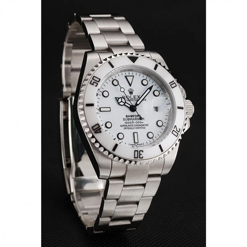 Rolex Submariner 40mm White Dial 1453863