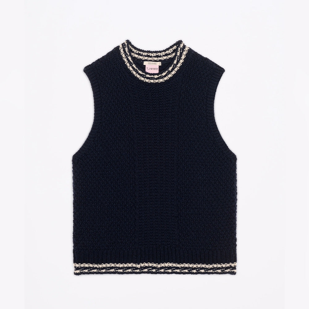 Tricots Jean Marc - Pull sans manches Meline - Marine