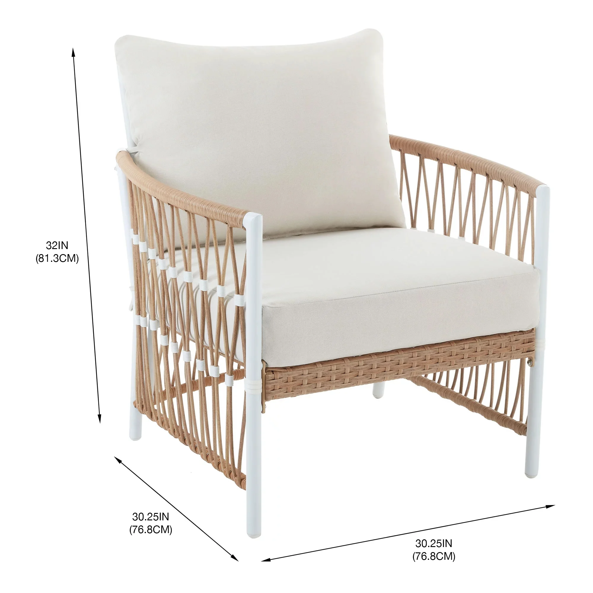 Better Homes & Gardens Lilah 2-Pack Outdoor Wicker Lounge Chairs, Black - Image 16