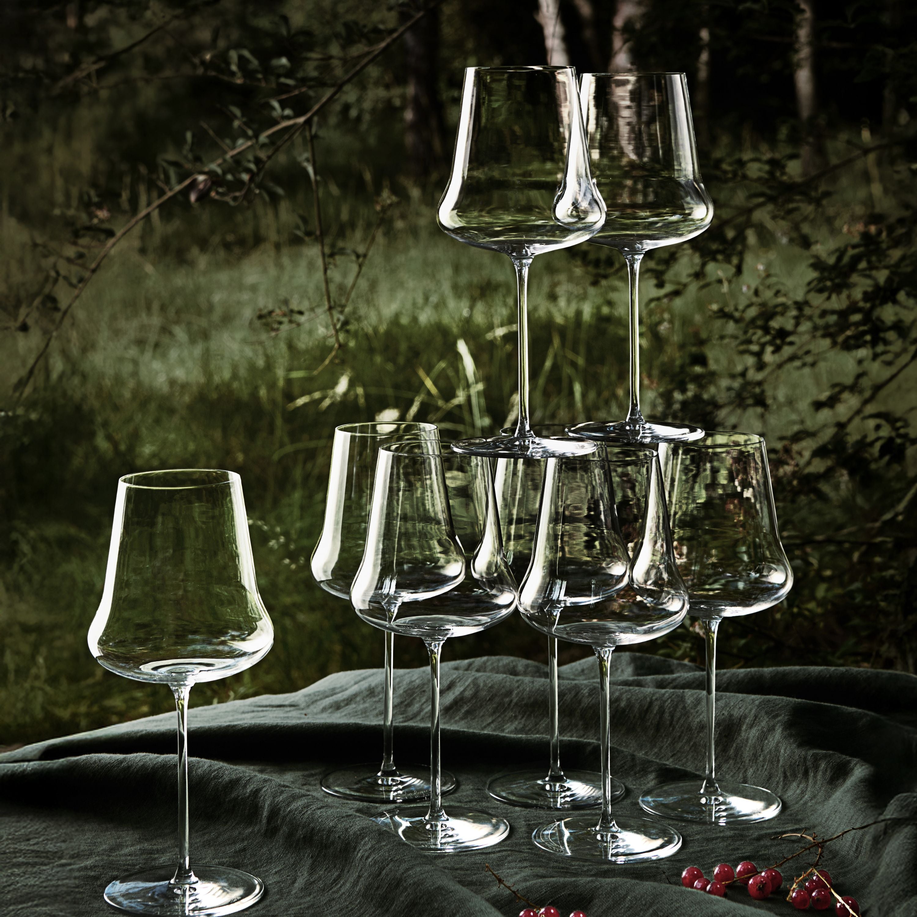 COFFRET DE 2 VERRES À VIN 1ER CRU - CRYSTAL GLASS INCOLORE