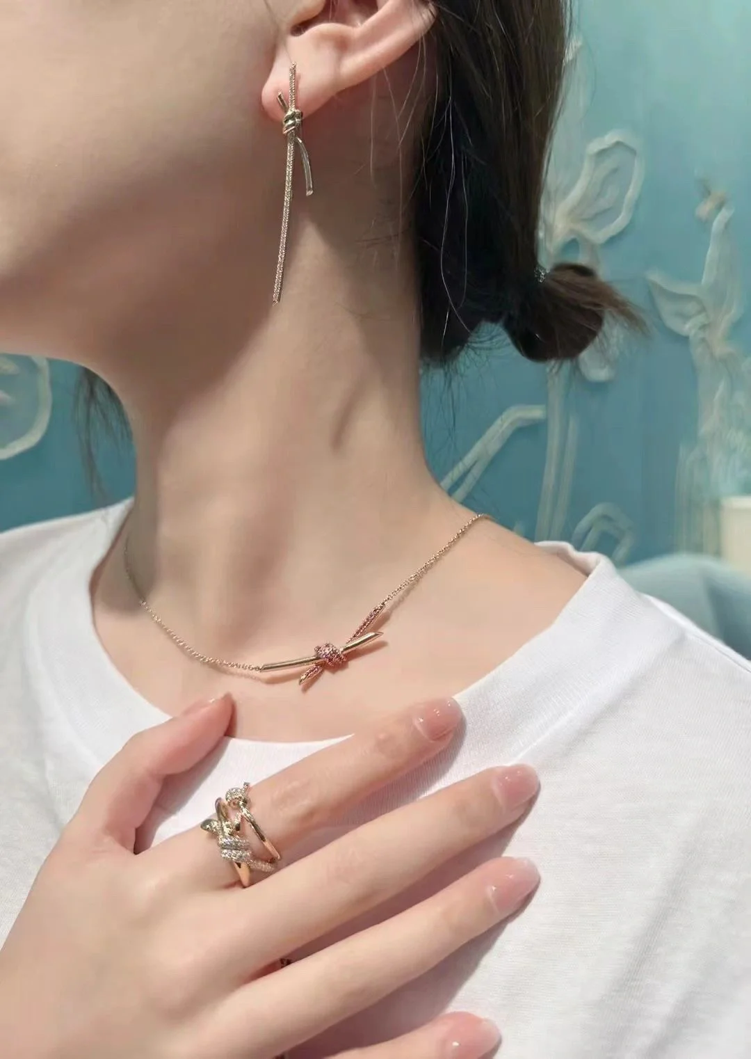 Tiffany Knot Pendant Necklace - Original Replica Club