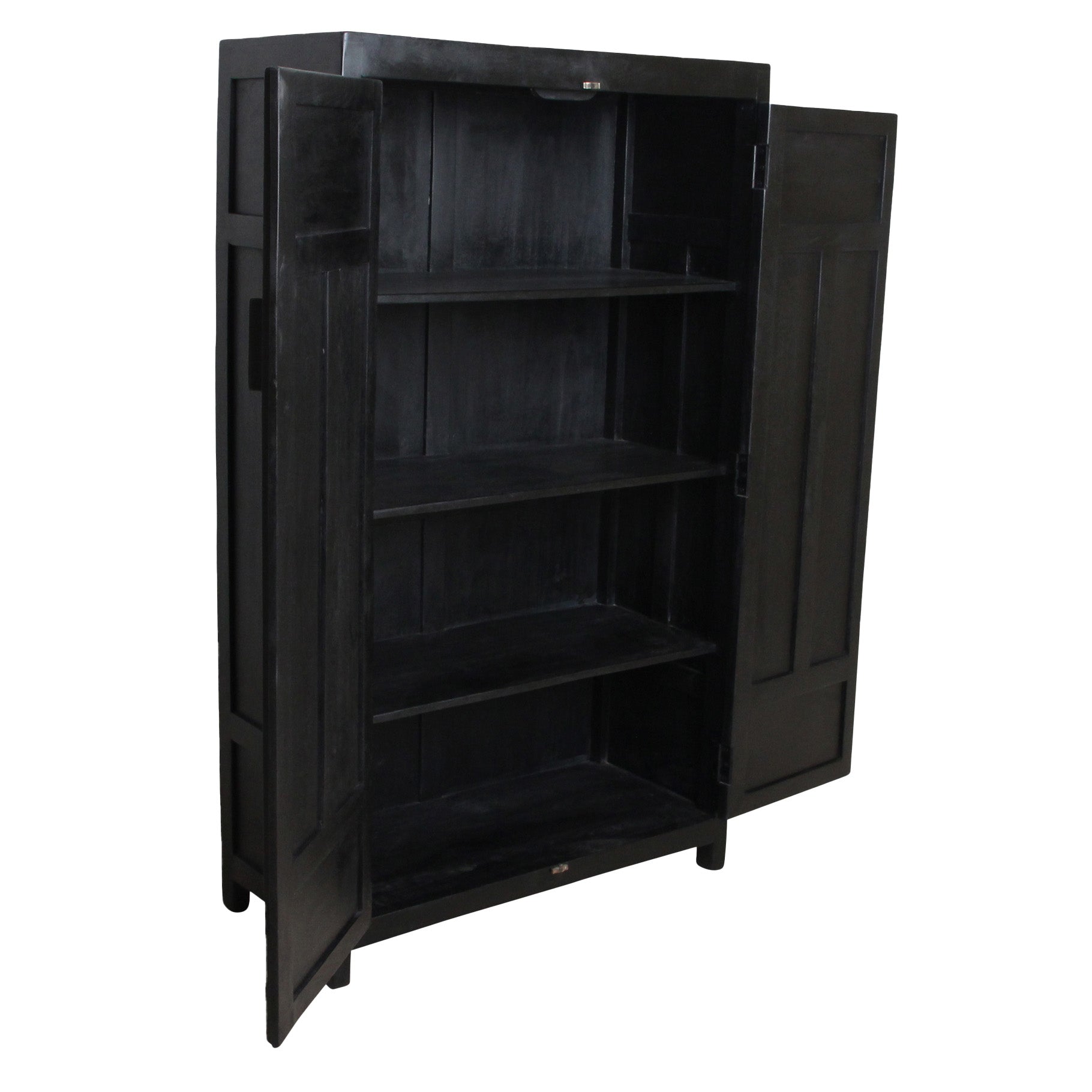 Raw Materials Zwarte 2-Deurs kast