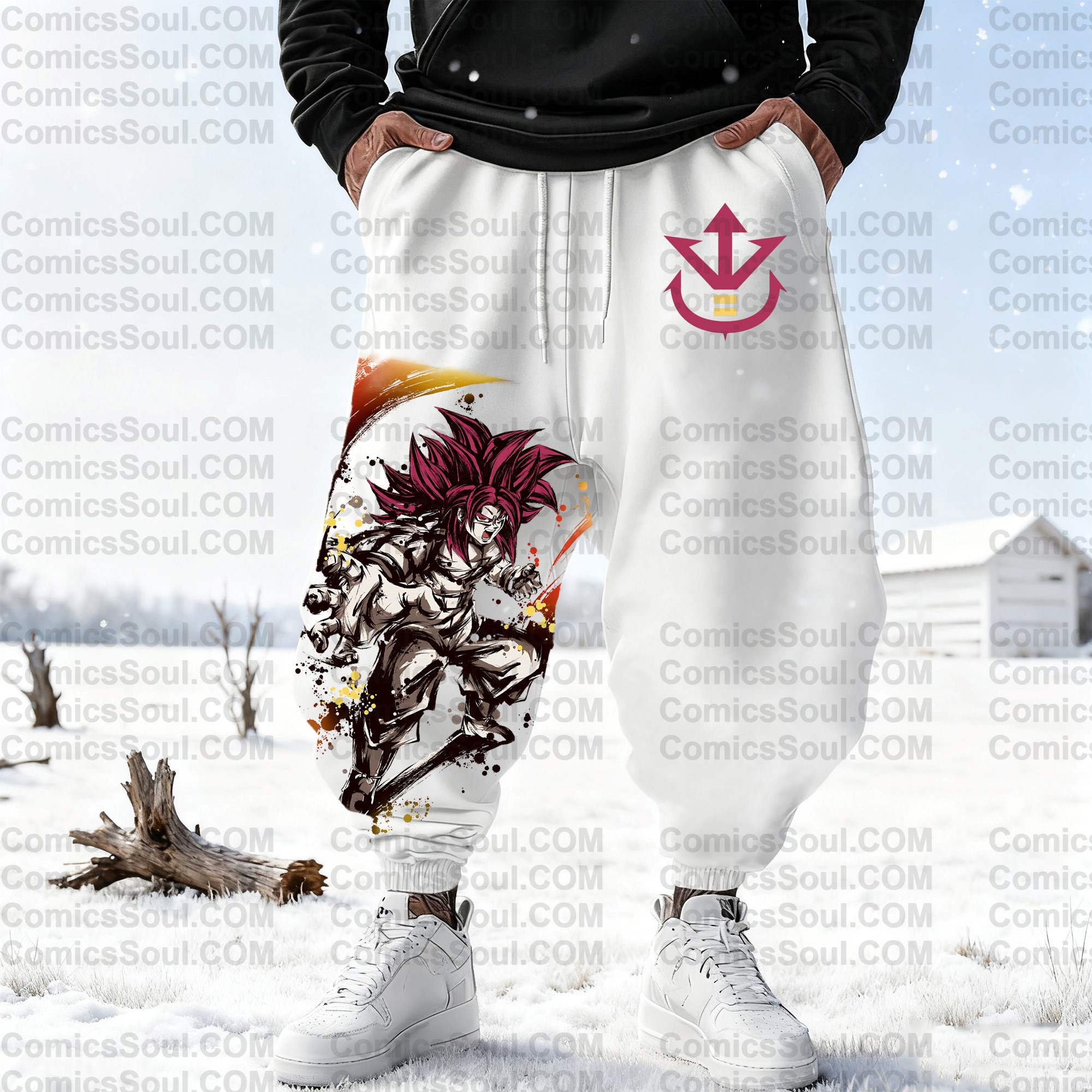 (Dragon Ball)Unisex Anime Inspired Vintage Plush Pants