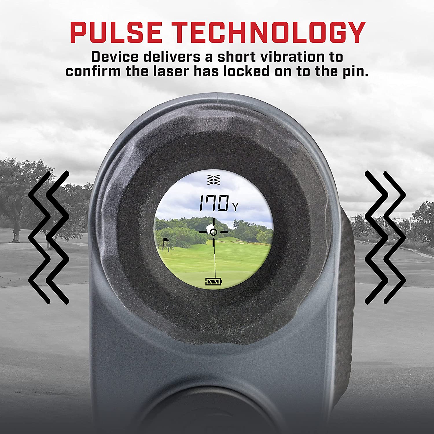 Callaway 300 Pro Slope Laser Golf Rangefinder, 6x, 5-1000 Yards - Enhanced 2021 Model - Image 4 Callaway 300 Pro Slope Laser Golf Rangefinder, 6x, 5-1000 Yards - Enhanced 2021 Model - Image 4