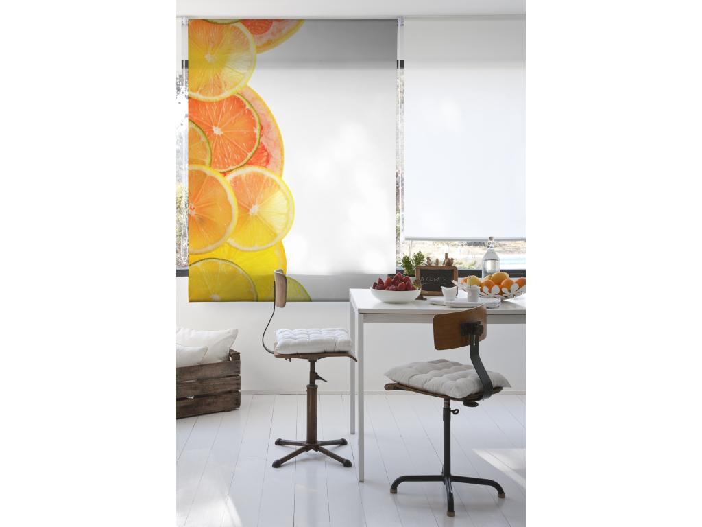 Mubdelu | Estores Personalizados de COCINA | 150 x 255 cm (Ancho por Alto) Tamaño de Tela 147 x 250 cm | Modelo C-1130 Color Unico