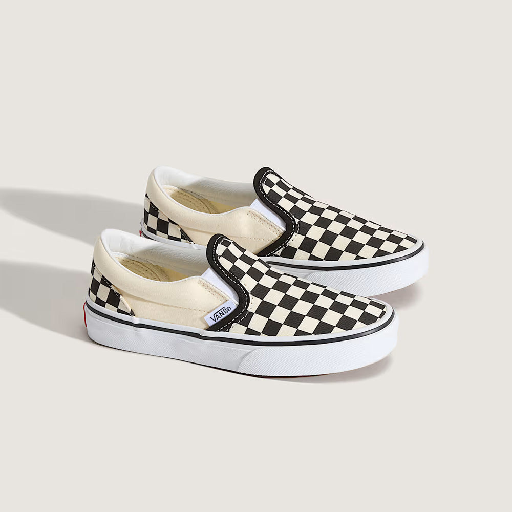 Vans - Classic Slip-On Enfant - Noir & Blanc
