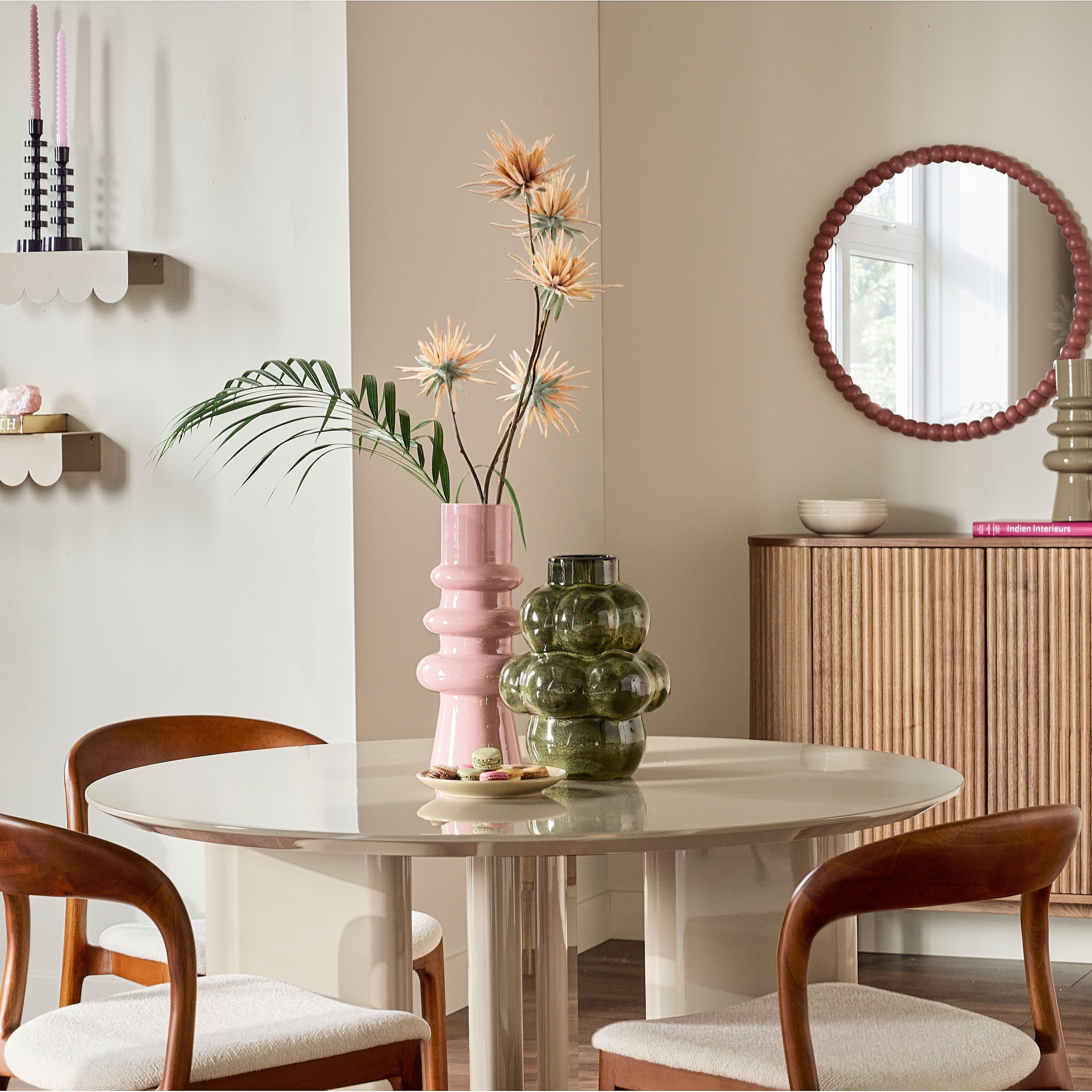 Blokker Ring Vaas - Rose Tan