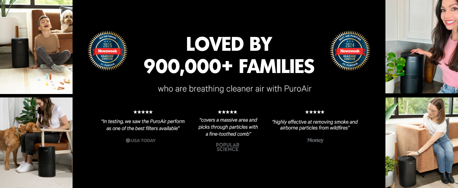 Air purifiers for home, PuroAir loved by 900,000+ families; room air purifier for allergies &amp;amp; pets.