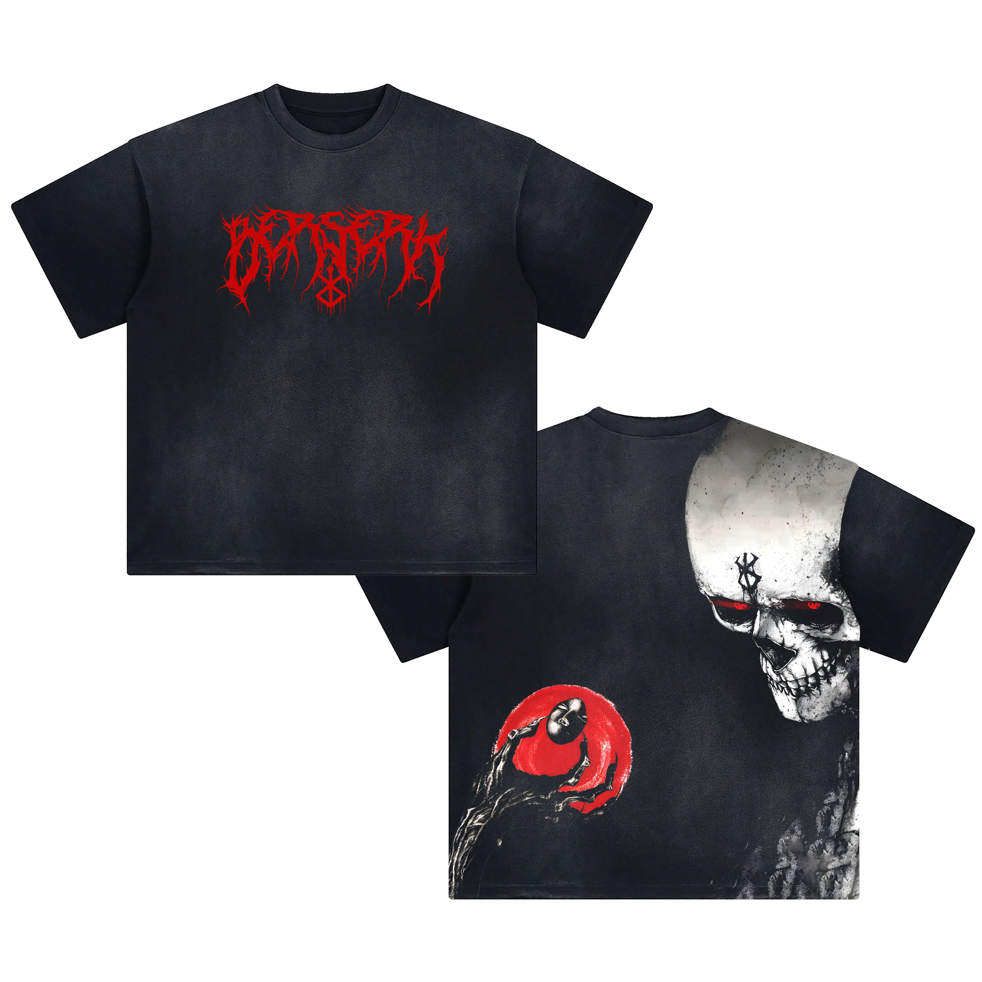Unisex Anime Inspired Vintage T-Shirt TeeThreads Sustain the Scene with Custom Apparel