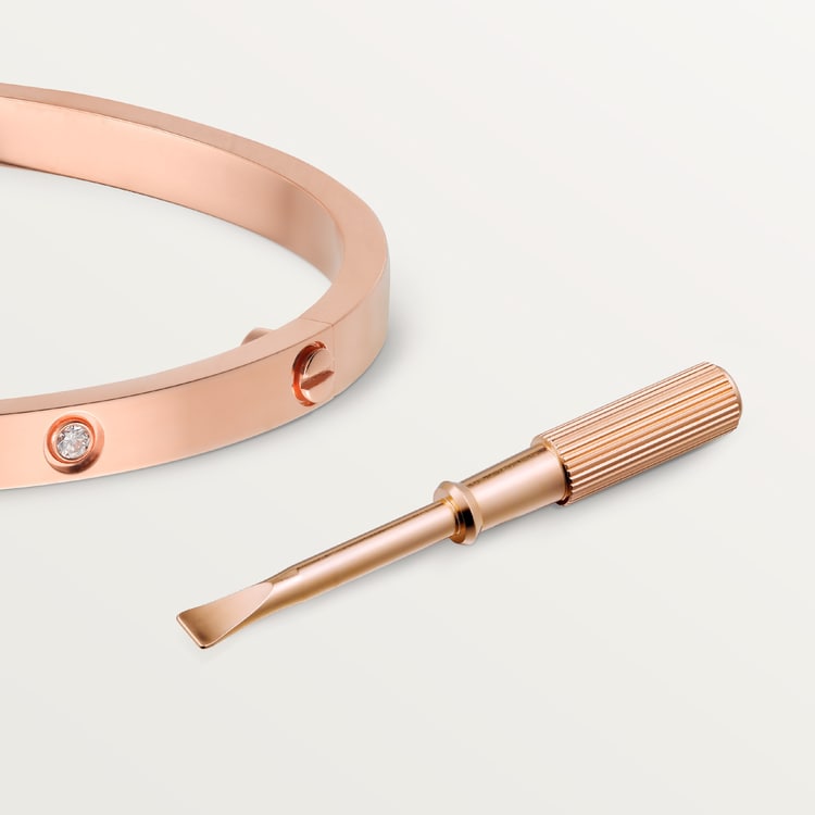 Replicate LOVE bracelet, small model, 6 diamonds(1:1 replica) - Original Replica Club