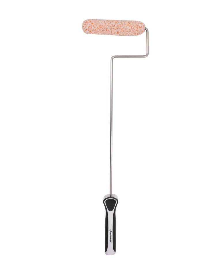 SUPER-MICRO™ 6″ Roller Frame with Microfiber Mini Roller Cover – Smooth Finish Painting Tool - KTF Painting Interior Exterior