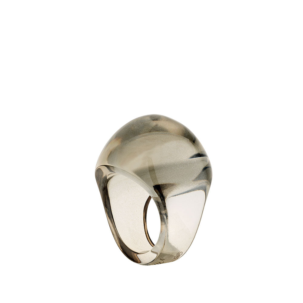 BAGUE CABOCHON - CRISTAL BRONZE