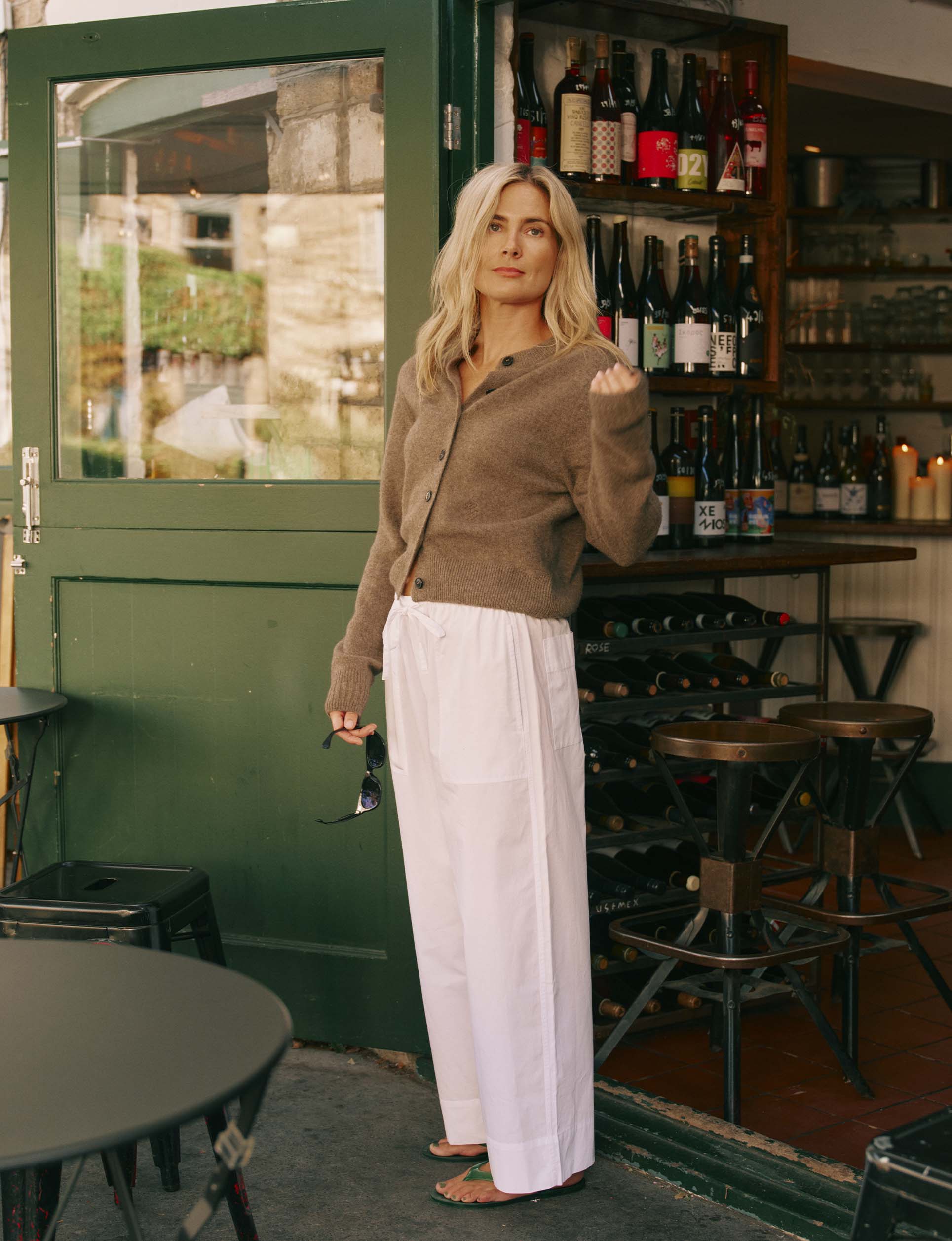 MuteThread Sifnos Trousers: Fine Poplin, White
