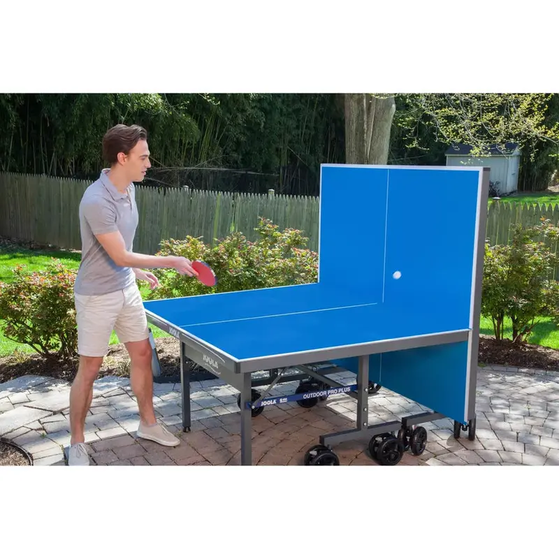 JOOLA Outdoor Table Tennis Table, 9 ft x 5 ft, Aluminum Surface, Foldable - Nova Pro Plus - Image 3 JOOLA Outdoor Table Tennis Table, 9 ft x 5 ft, Aluminum Surface, Foldable - Nova Pro Plus - Image 3