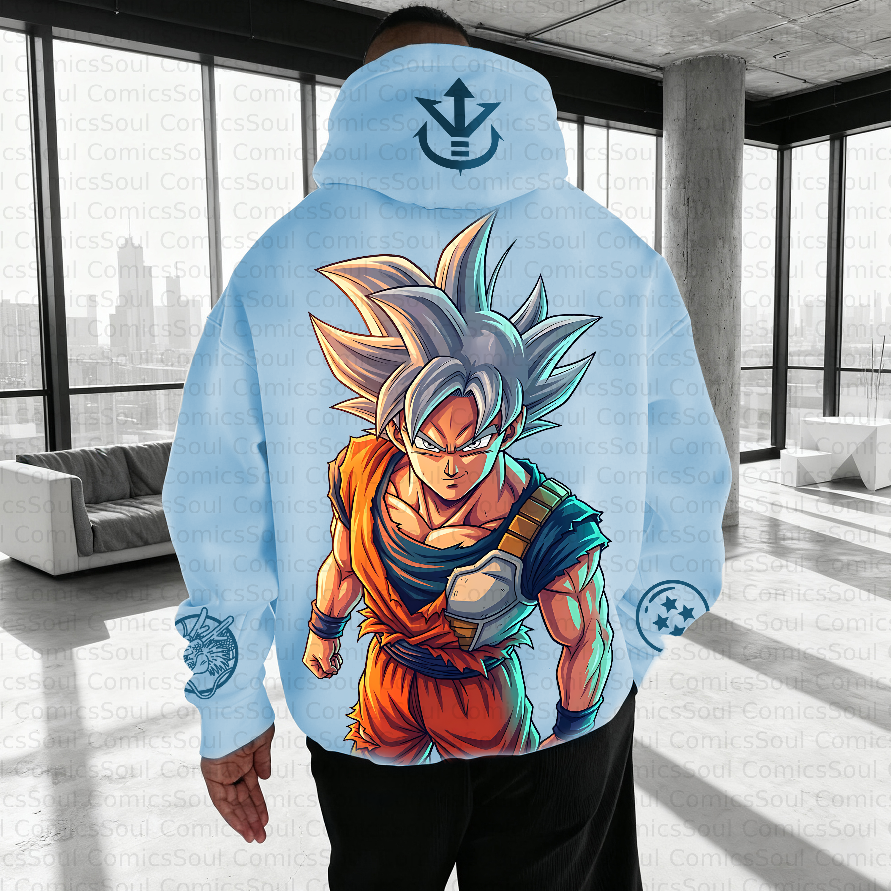 Unisex Anime Inspired Vintage Plush Hoodie