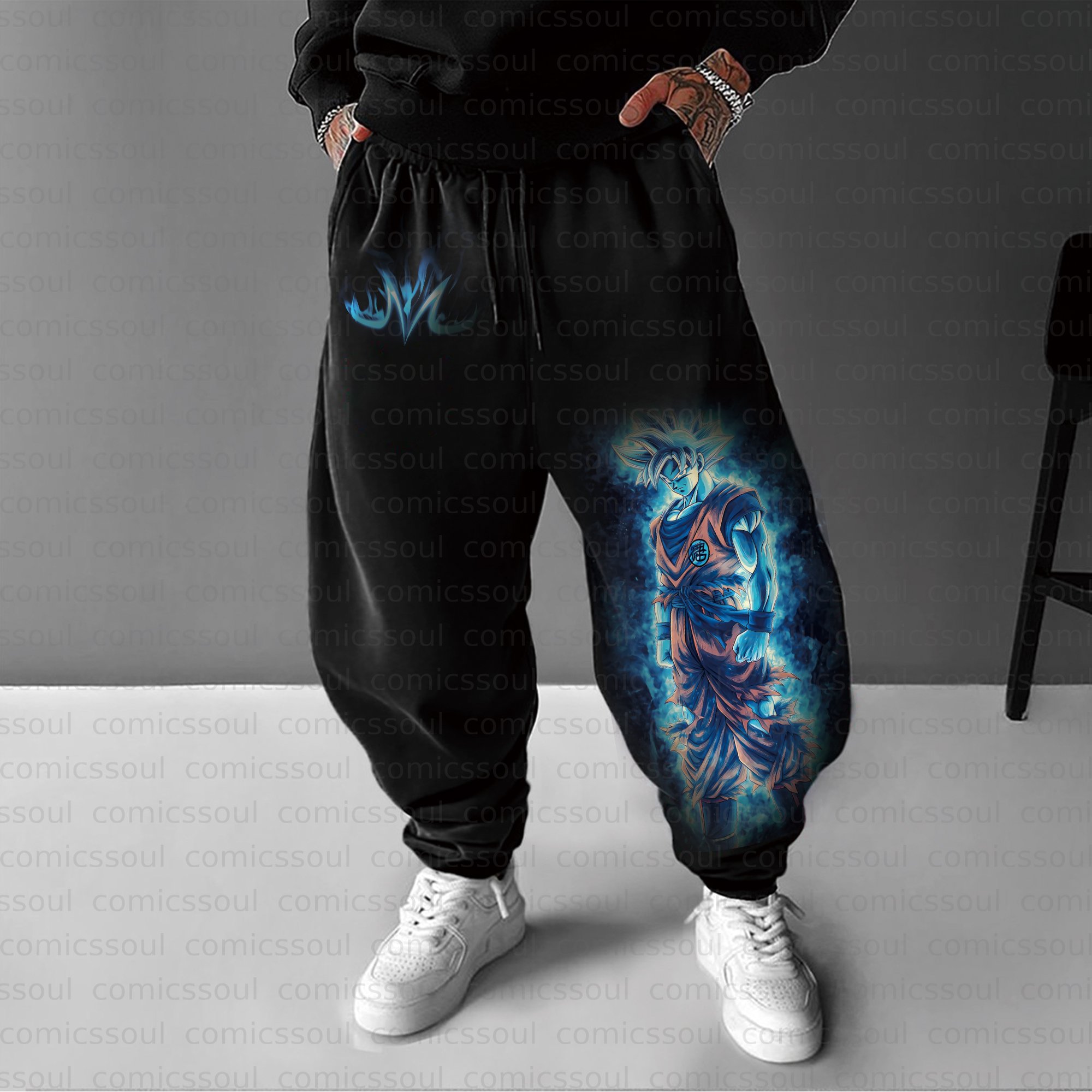 Unisex Anime Inspired Vintage Pants