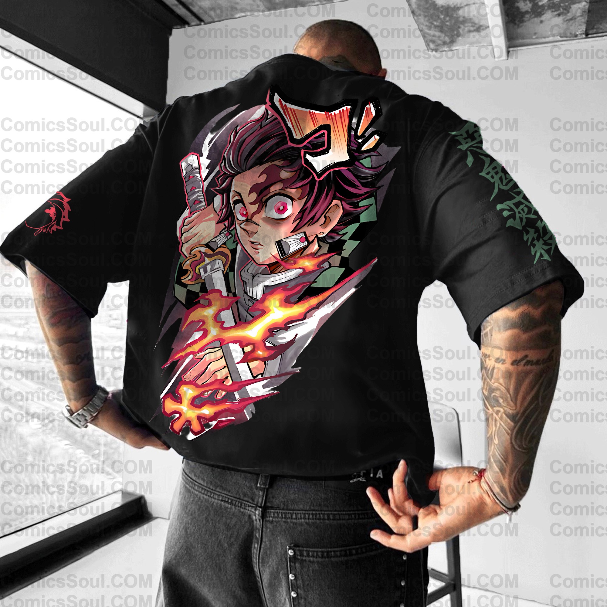 Unisex Anime Inspired Vintage T-Shirt| KNY