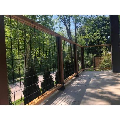 36 in. x 72 in. Wild Hog Black Metal Railing Panel (5-Pack) 36WHB5PK-Instock