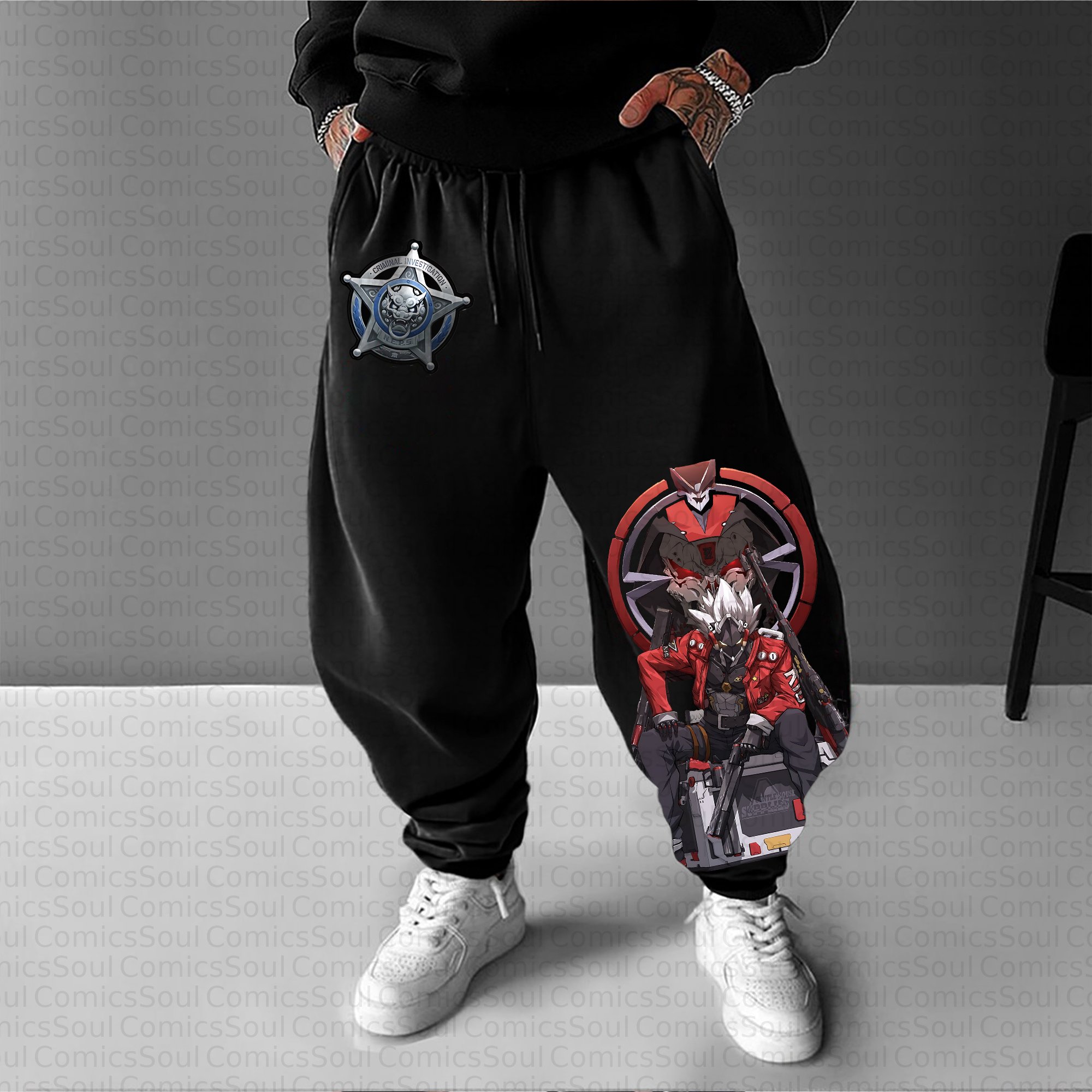 Unisex Casual Streetwear Plush Pants