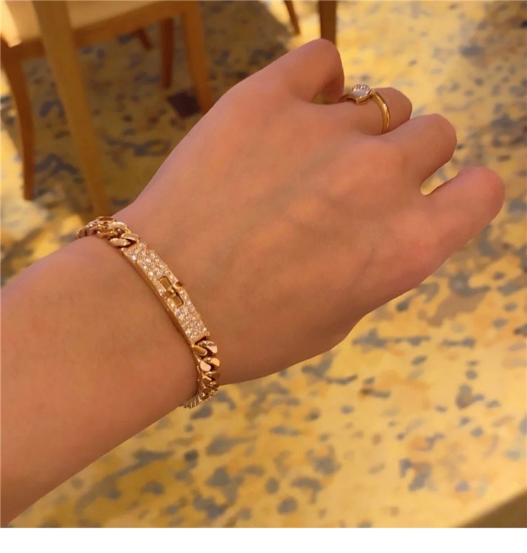 Hermes Cuban Chain Pig Nose Bracelet - Original Replica Club