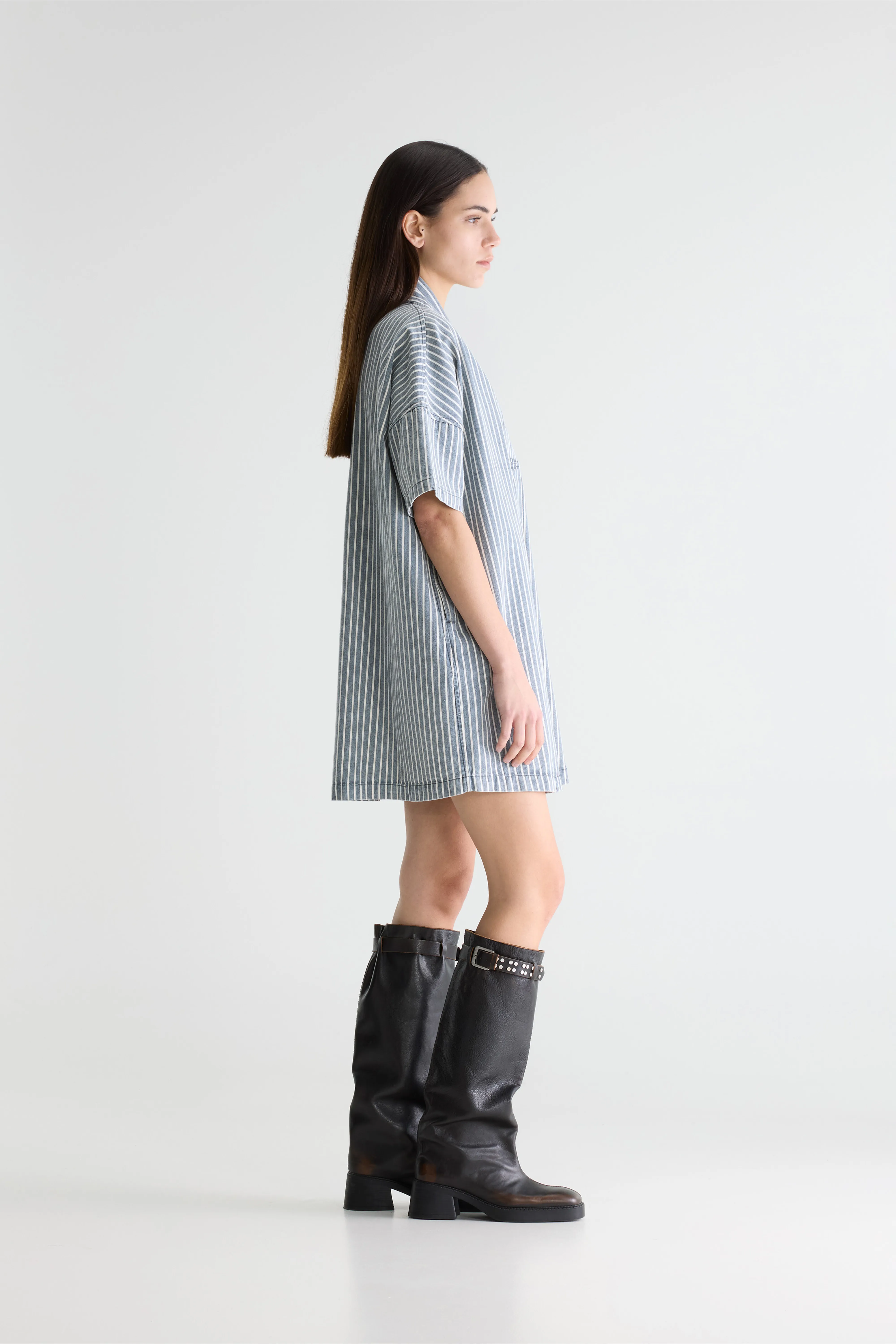 Bellerose Pax denim dress (261 / W / STRIPE A)