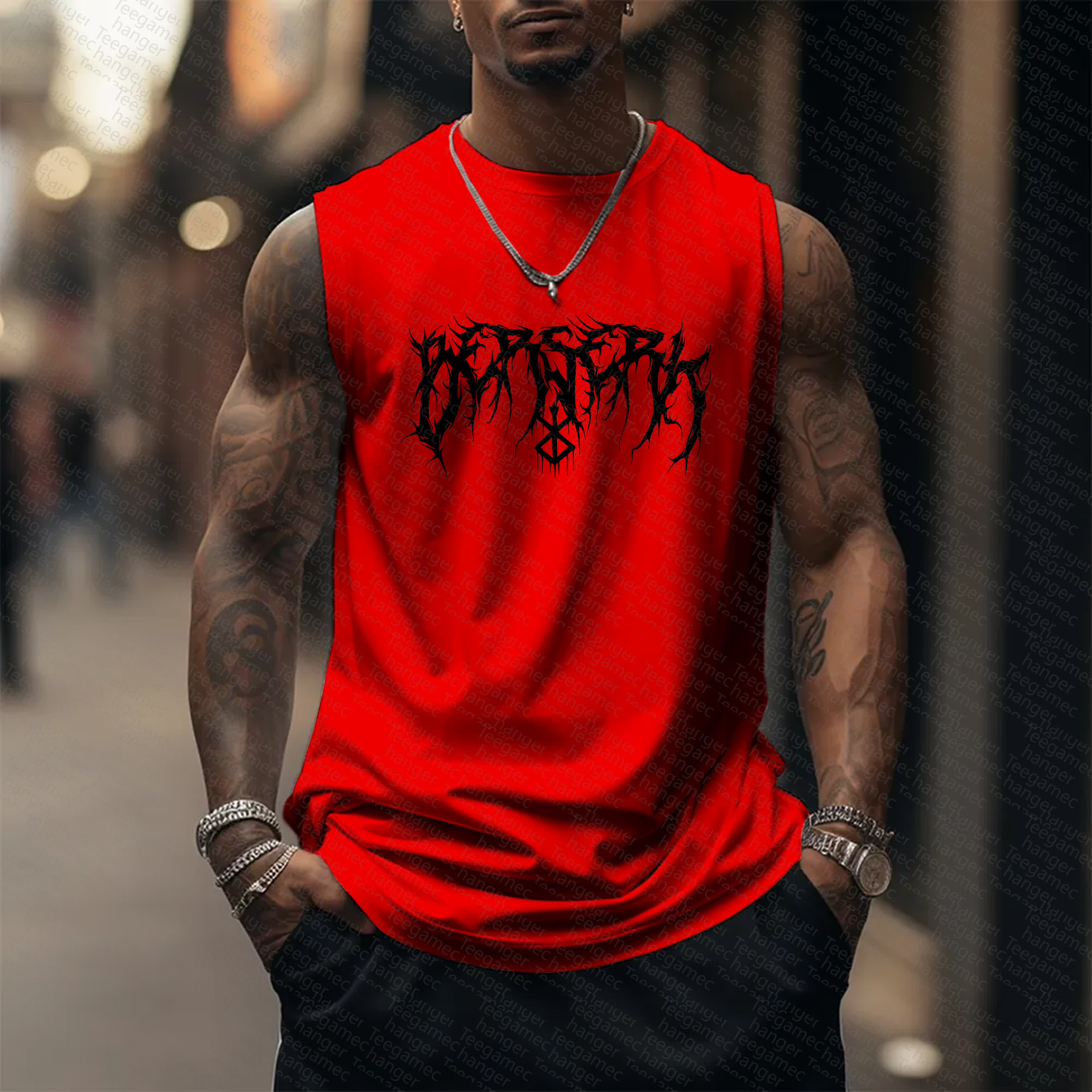 Unisex  “Berserk” Casual Anime  Tank Top TeeThreads Sustain the Scene with Custom Apparel