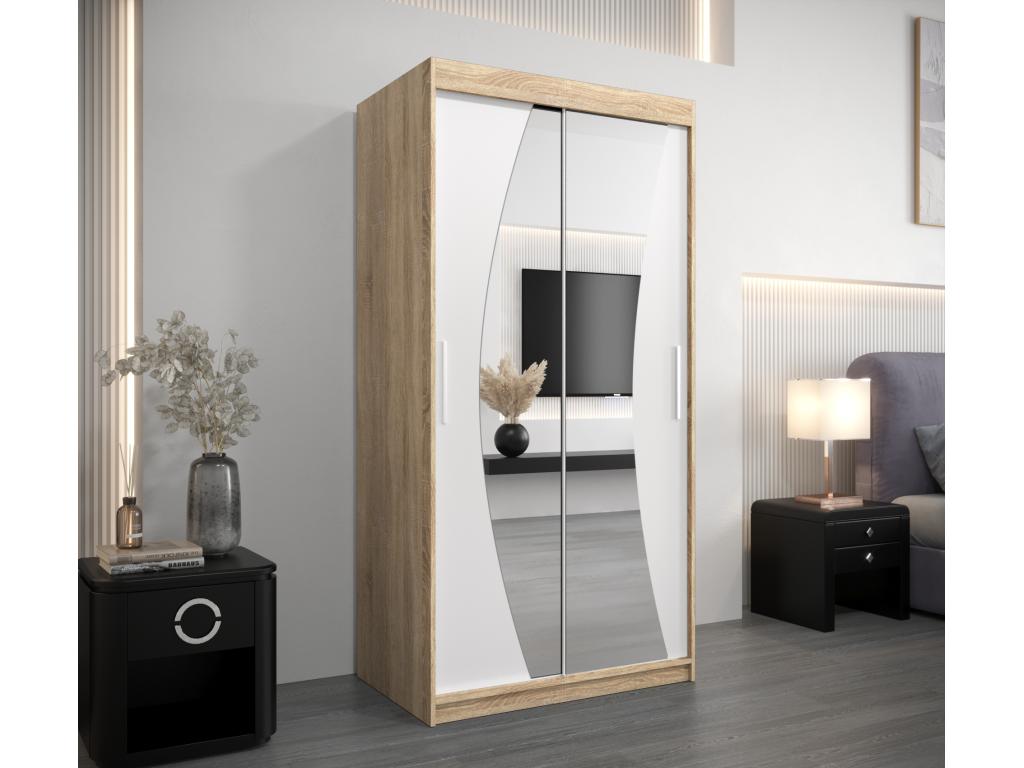 Armario Mueblesclasic de puertas correderas 200/100/62 2 puertas (Mueblesclasic/blanco)