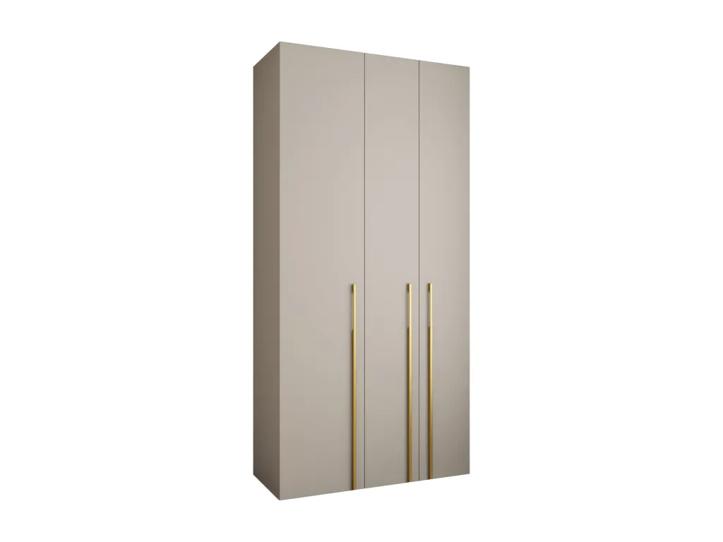 Armario Decocasaes 3 con puertas batientes 245.5/120/40 3 puertas (cachemira/oro) 32052zizu