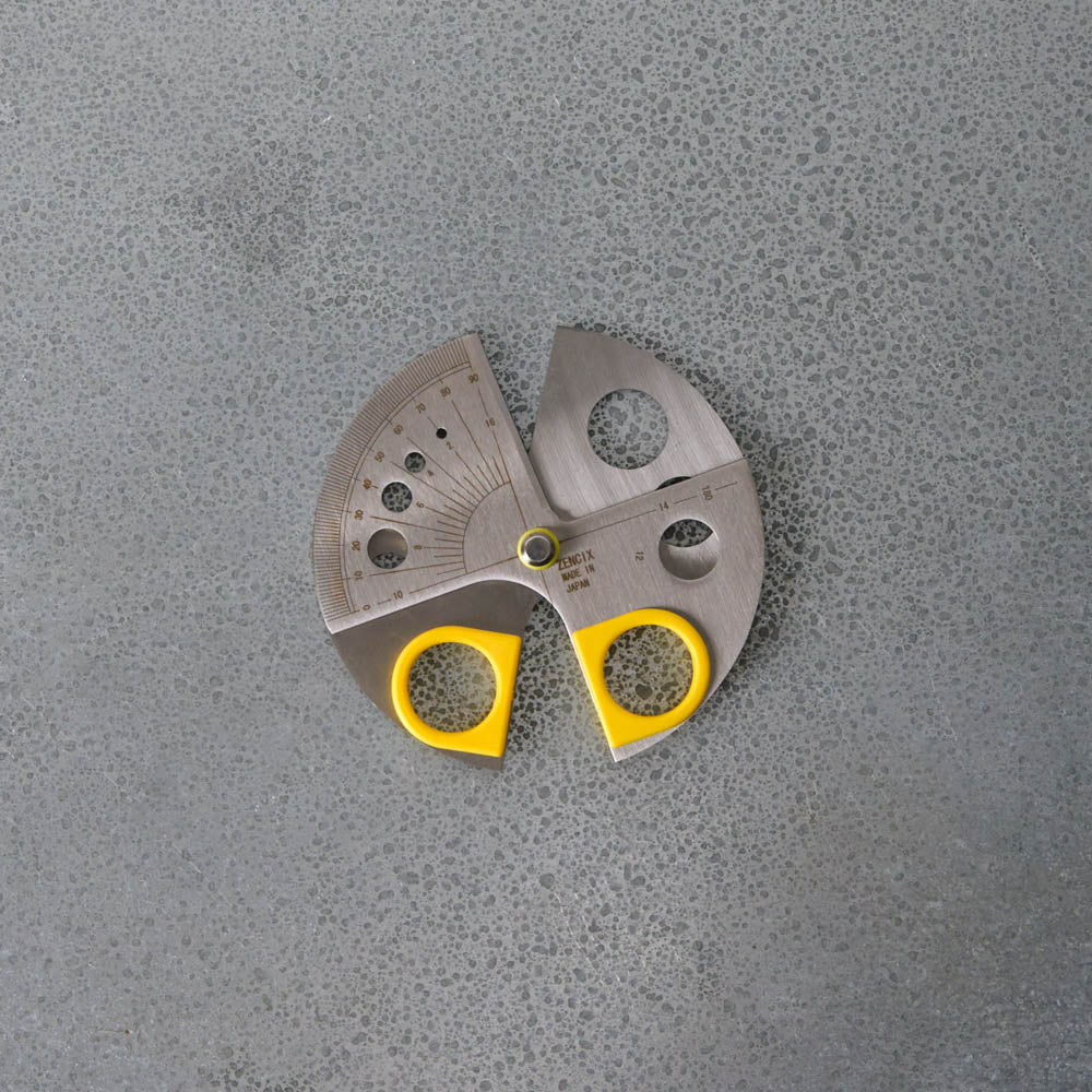 Ciseaux Cercle - Jaune