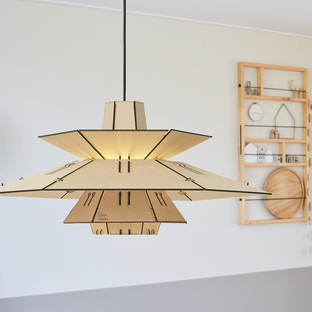 Van Tjalle en Jasper PM5 XL hanglamp - Natural