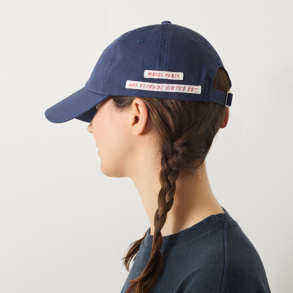 Merci - Casquette MP - Marine & Blanc Cassé