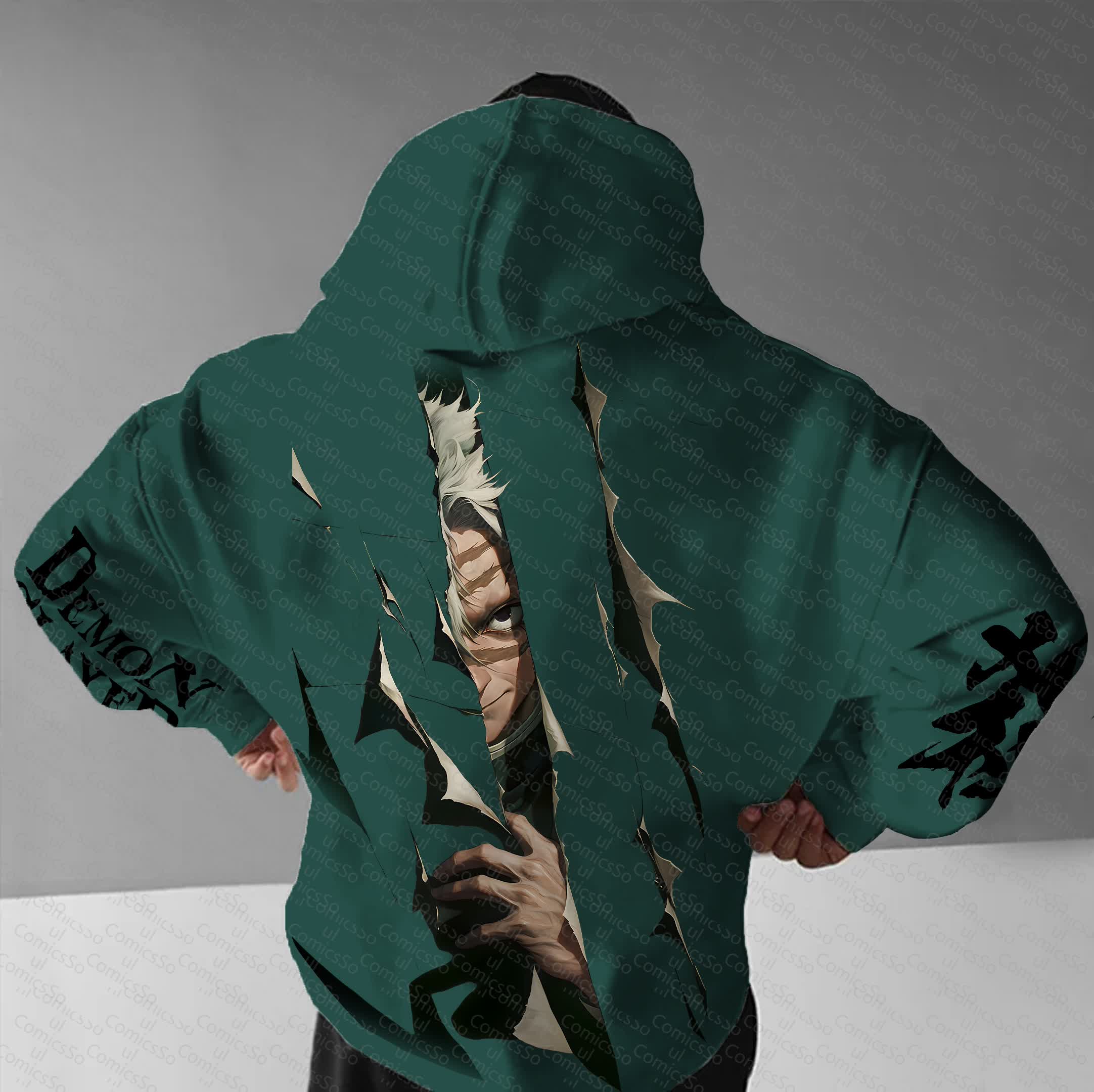 Unisex “Comicssoul” Anime Graphic Streetwear Vintage Hoodie