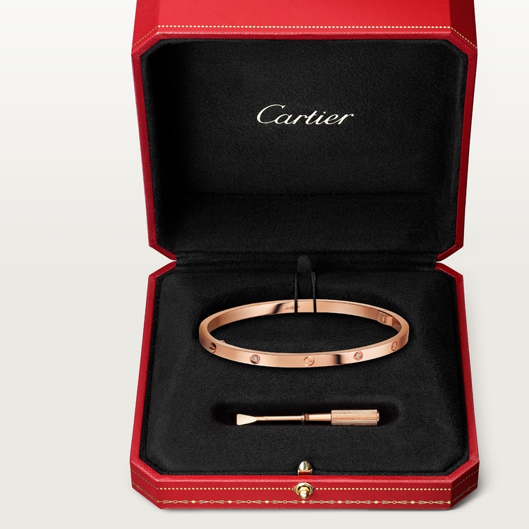 Replicate LOVE bracelet, small model, 6 diamonds(1:1 replica) - Original Replica Club
