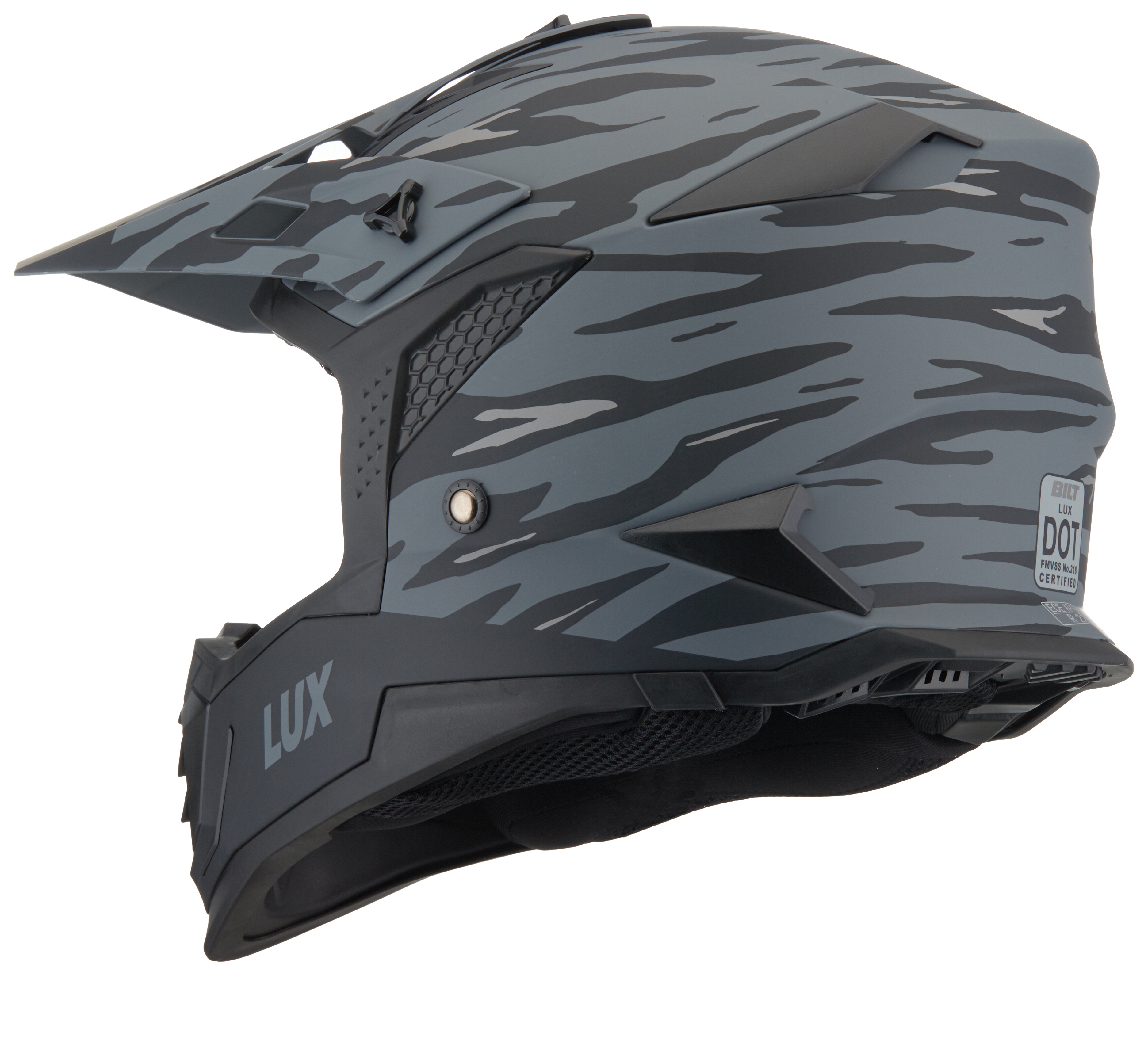 SportsBikeShop BILT Lux Tiger Camo Race Helmet