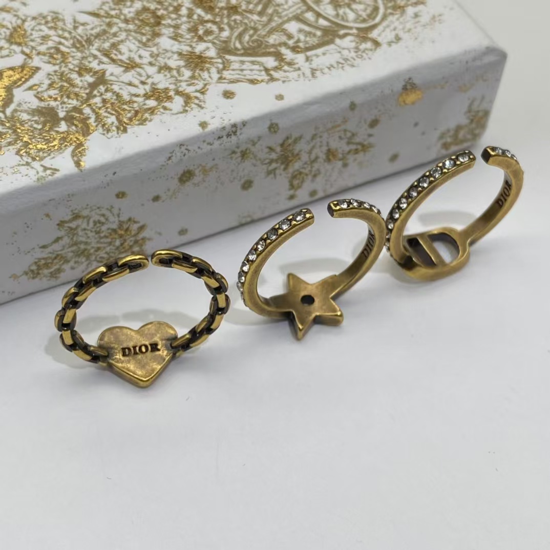 Dior Stacked Rings - 3 Pieces - Original Replica Club