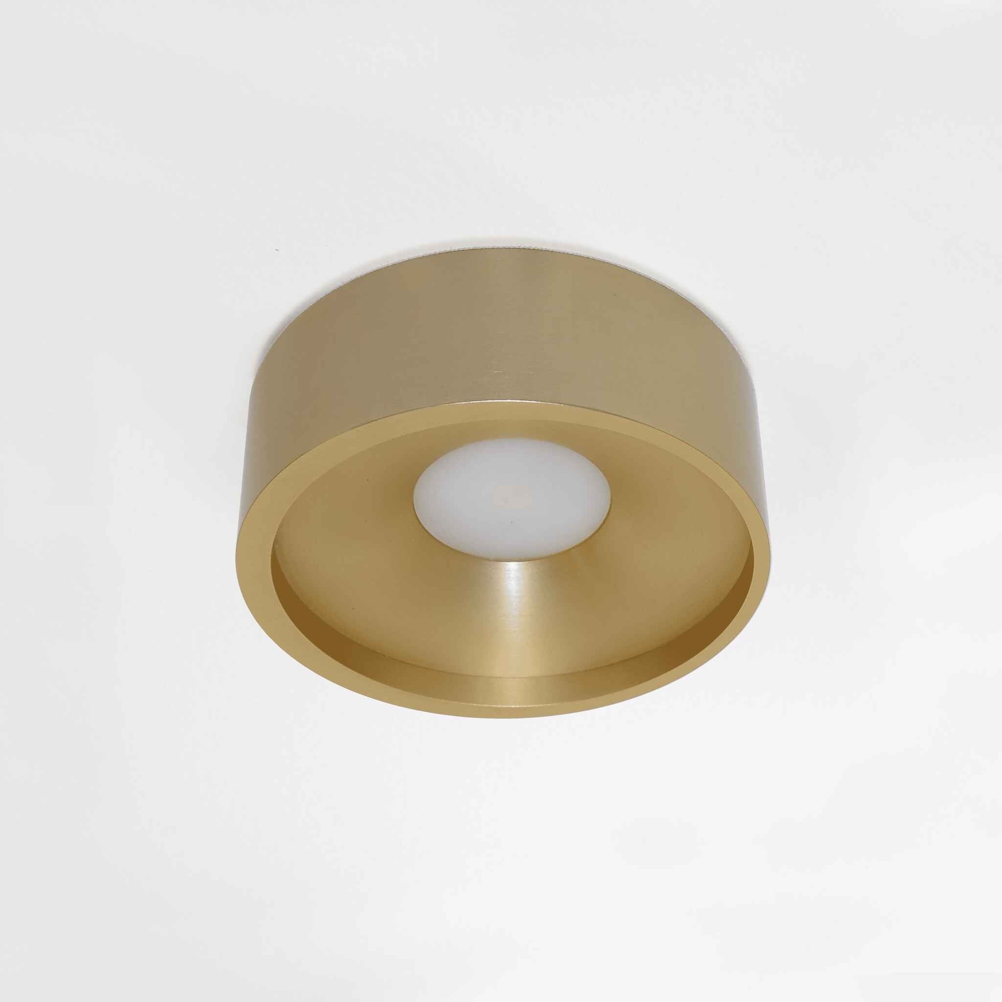 Artdelight Plafondlamp Orlando Goud Ø 14cm