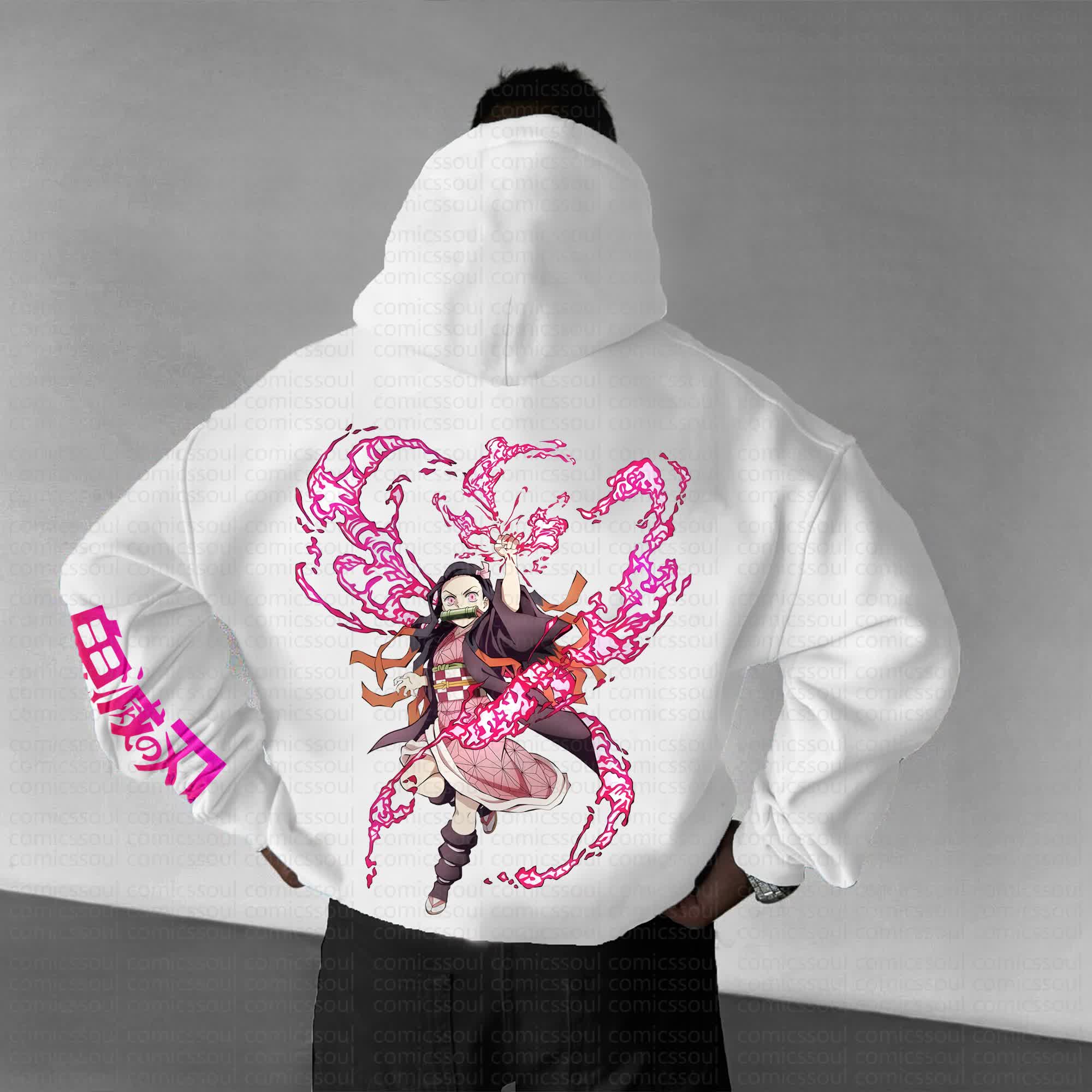 Unisex Anime Graphic Streetwear Vintage Hoodie丨Comicssoul