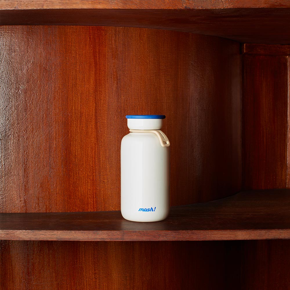 Gourde en acier inoxydable - Blanc