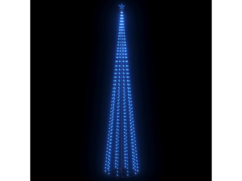 Árbol de Navidad cono 752 LEDs azul 160x500 cm