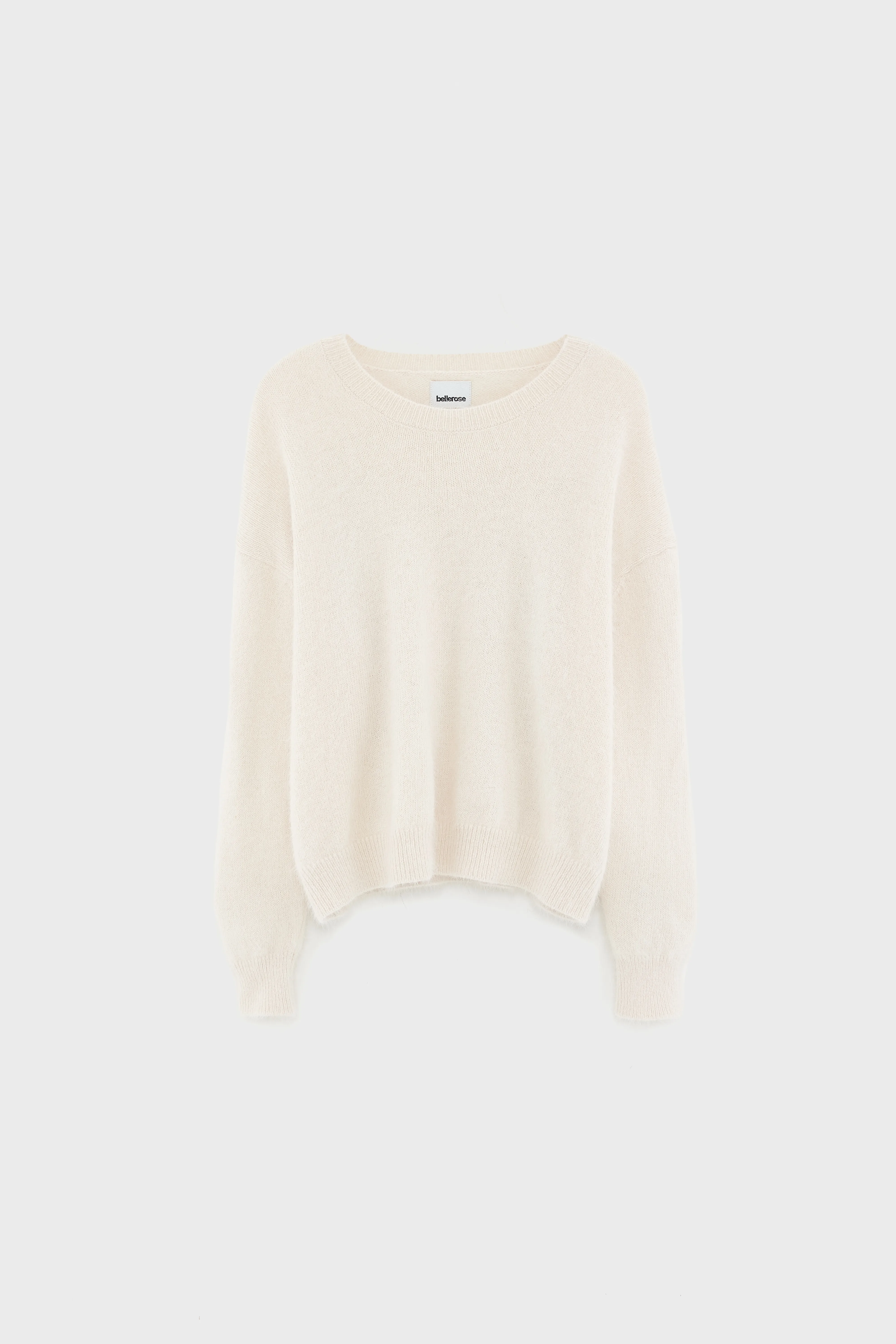 Bellerose Datus angora-blend ecru sweater (252 / W / PARCHEMIN)