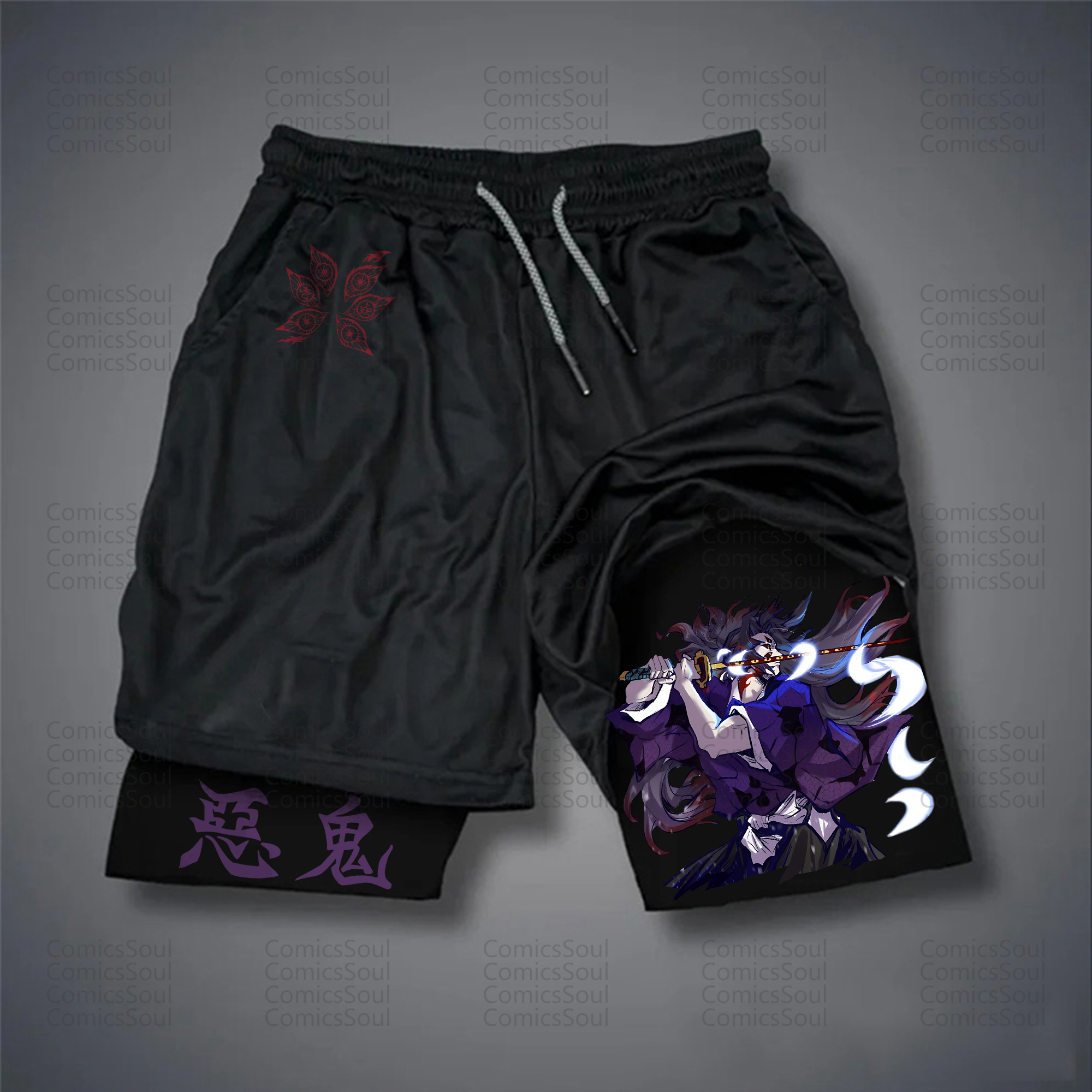 Unisex “ Comicssoul” Casual Streetwear Shorts