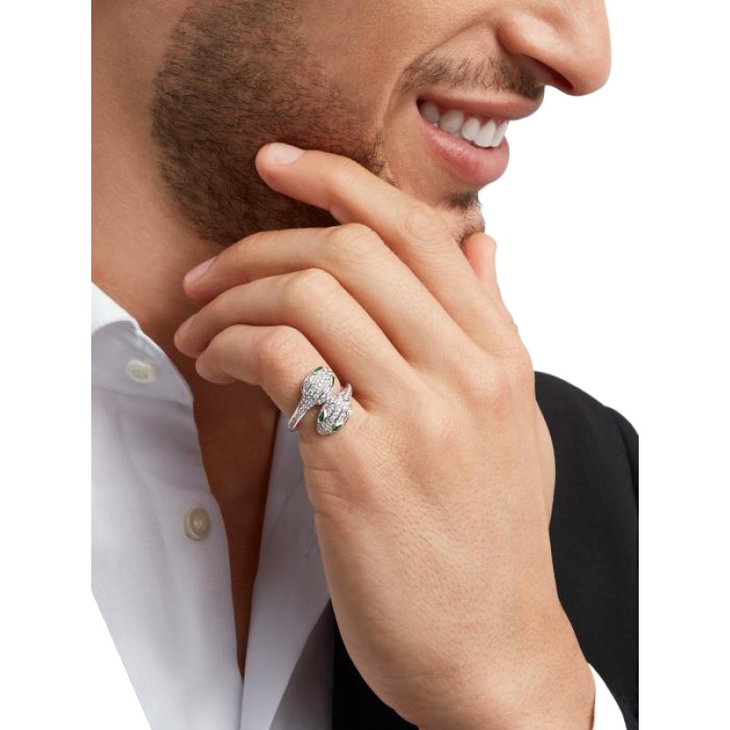 Replicate Serpenti Seduttori gilded snake ring(1:1 replica) - Original Replica Club