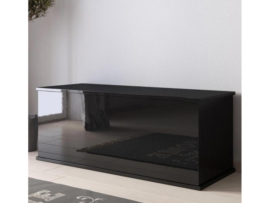 Baúl para Dormitorio en Negro con 100x40x40 cm Ariel