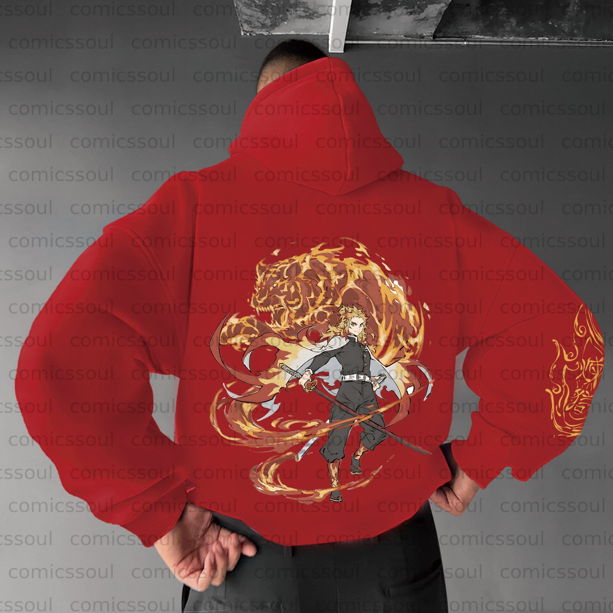 Unisex Anime Graphic Streetwear Vintage Plush Hoodie