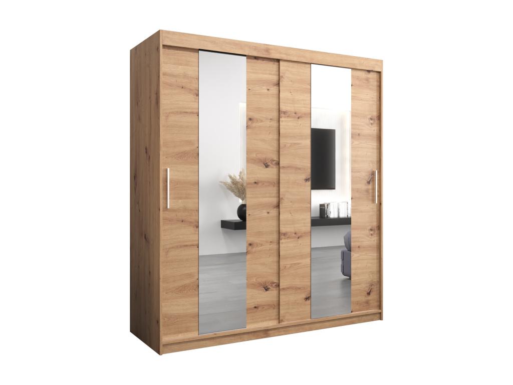 Armario Pole de puertas correderas 200/180/62 2 puertas artisan/artisan