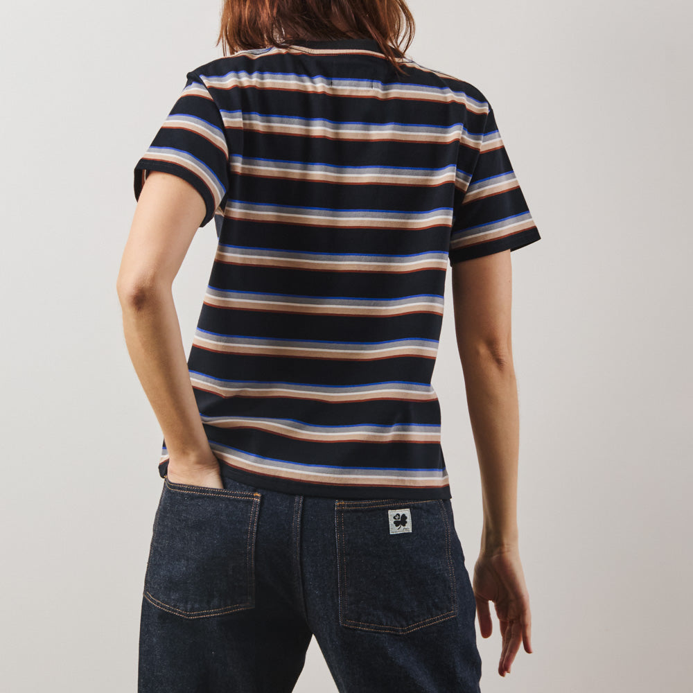 Merci - T-Shirt Lola Stripes - Noir