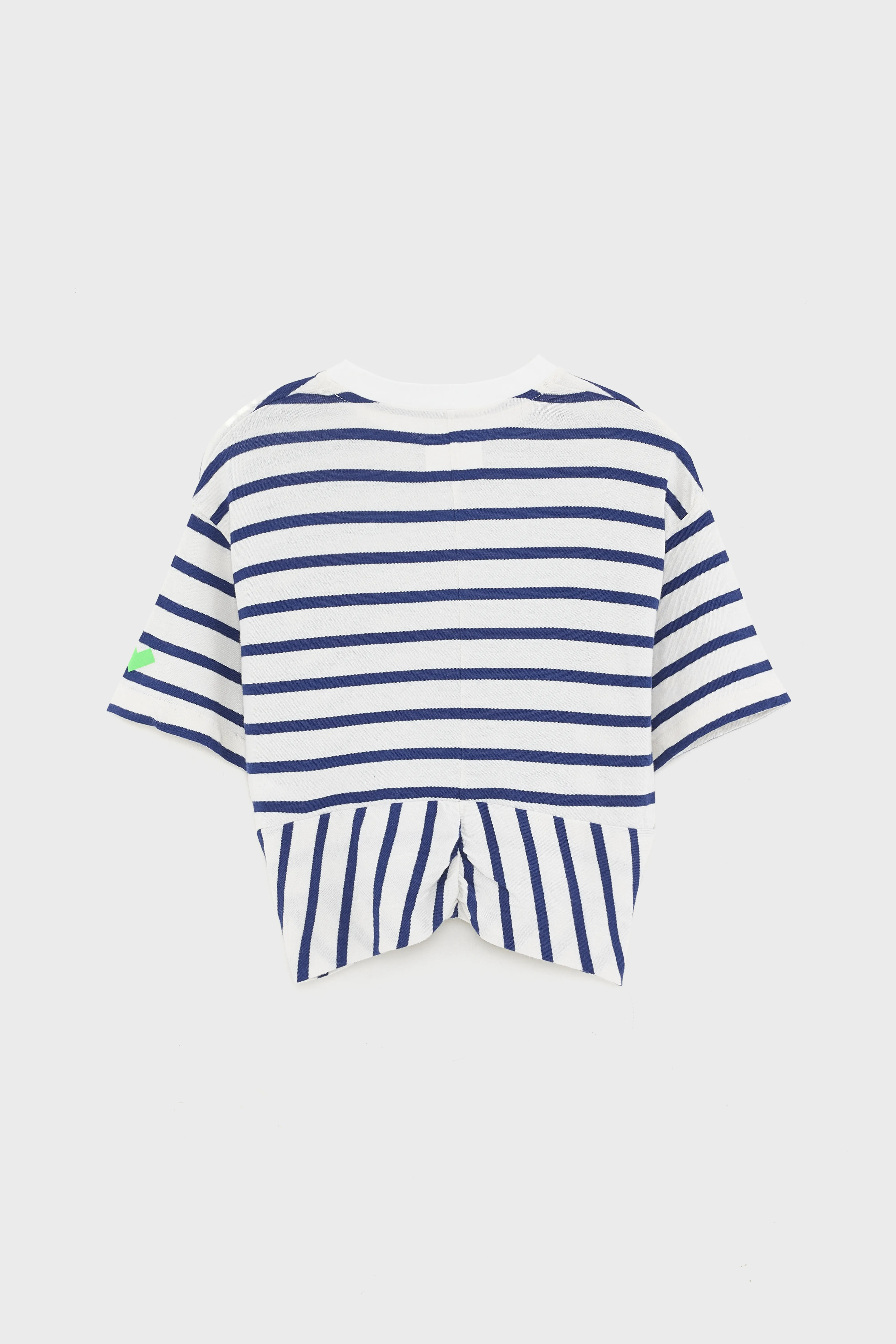 Bellerose Crissy cross-front t-shirt (261 / G / STRIPE E)