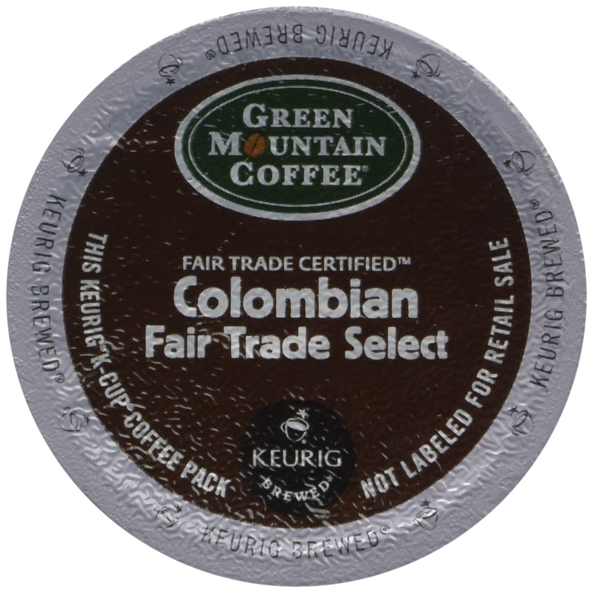 Green Mountain Coffee Roasters Keurig Single-Serve K-Cup Pods. Colombian Fair Trade Select Medium Roast Coffee. 12 Count (Pack of 1)