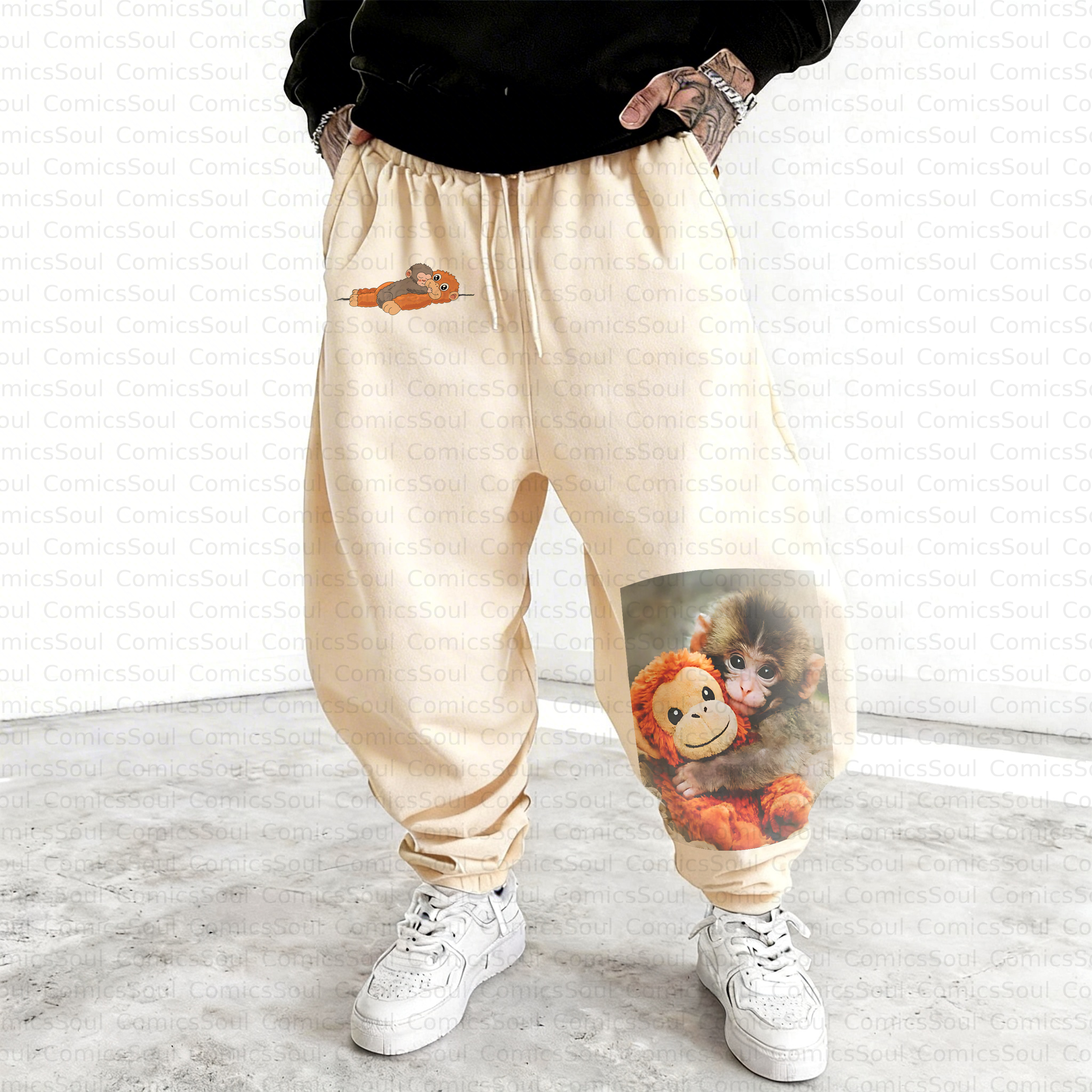 Unisex Casual Anime Streetwear Pant