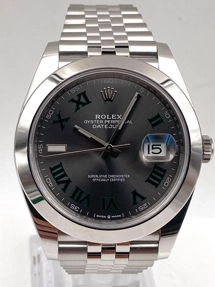 Superclone Rolex Datejust 41mm Rhodium Dial 126300  Wimbledon  Jubilee